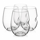 4 Pack Unbreakable Glass 12 Oz Wine Glass  Crystal Clear