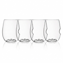 4 Pack Unbreakable Glass 12 Oz Wine Glass  Crystal Clear