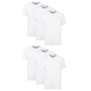 Hanes Men's Crew T-Shirt Undershirts (6-Pack) - ComfortSoft Cotton, Tagless, Odor Protection, Moisture-Wicking