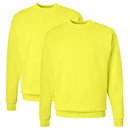 Hanes EcoSmart Fleece Crewneck Sweatshirt Pullover - 2 Pack, Soft Durable, Pill-Resistant, Long Sleeve for Men