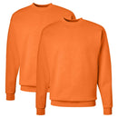 Hanes EcoSmart Fleece Crewneck Sweatshirt Pullover - 2 Pack, Soft Durable, Pill-Resistant, Long Sleeve for Men