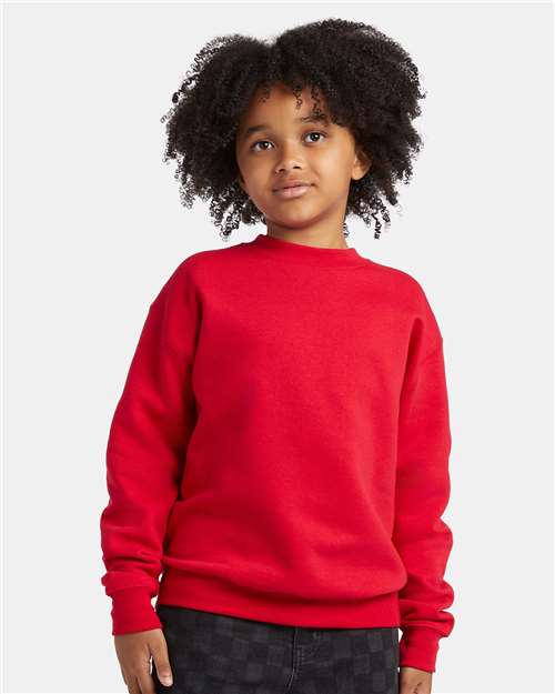 EG PRO Youth Girls Sweatshirt Ecosmart Crewneck