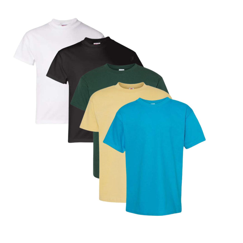 Hanes - Essential-T Girl T-Shirt Tees 5-Pack Moisture-Wicking Breathable