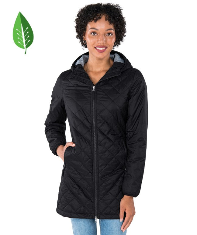 EG PRO Womens Parka Hooded Lithium Quilted