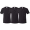 Hanes Men's Crew T-Shirt Undershirts (3-Pack) - ComfortSoft Cotton, Tagless, Moisture-Wicking