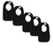 EG PRO Baby Jersey Bib – Soft Cotton Drool Bibs for Newborns & Infants – 5 Pack