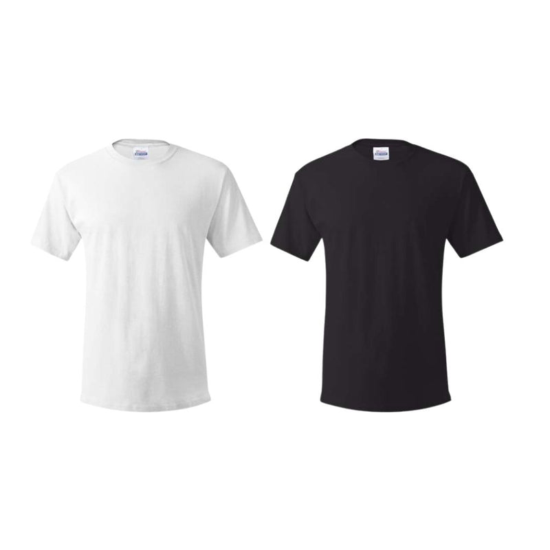 EG PRO 2 Pack Men Tees T Shirts Short Sleeve Cotton Crewneck Soft  2 Pack