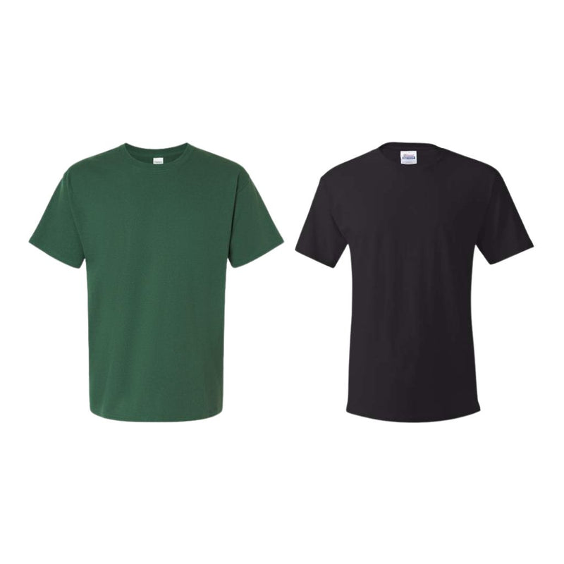 EG PRO 2 Pack Men Tees T Shirts Short Sleeve Cotton Crewneck Soft  2 Pack
