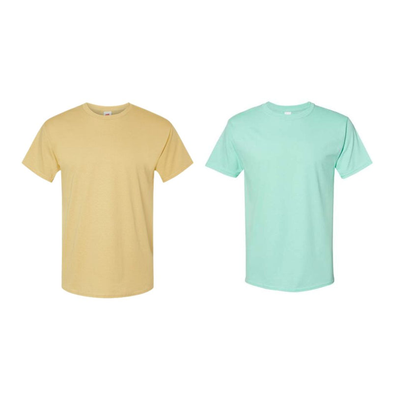 EG PRO 2 Pack Men Tees T Shirts Short Sleeve Cotton Crewneck Soft  2 Pack