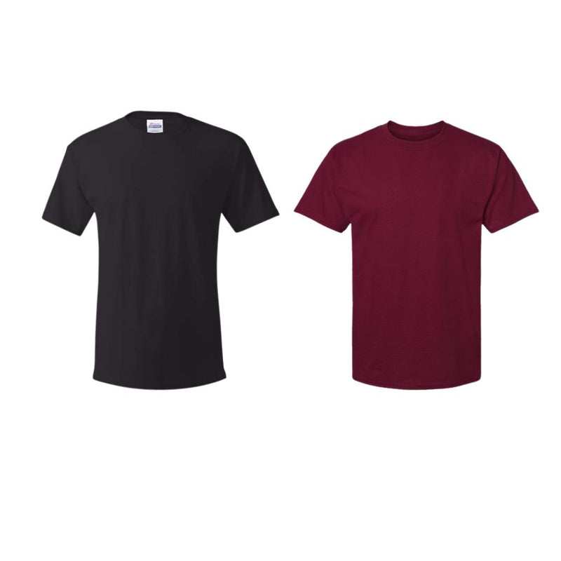 EG PRO 2 Pack Men Tees T Shirts Short Sleeve Cotton Crewneck Soft  2 Pack