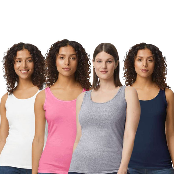 EG PRO Womens Tank Top Soft Style - 4 Pack