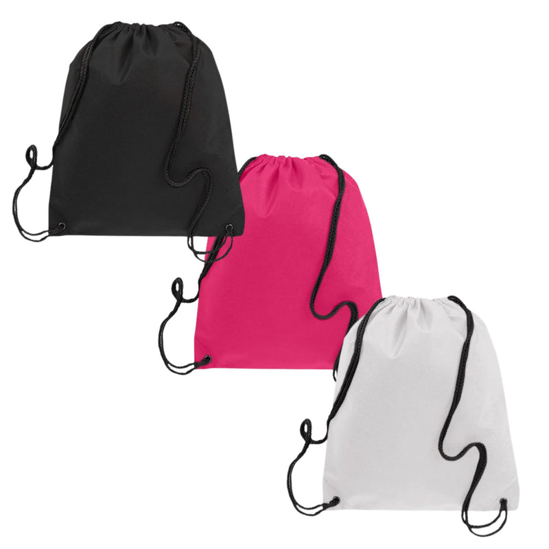 EG PRO Drawstring Backpack Bag Lightweight Non-Woven Sportpack for Gym Travel, School