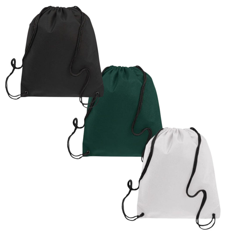 EG PRO Drawstring Backpack Bag Lightweight Non-Woven Sportpack for Gym Travel, School