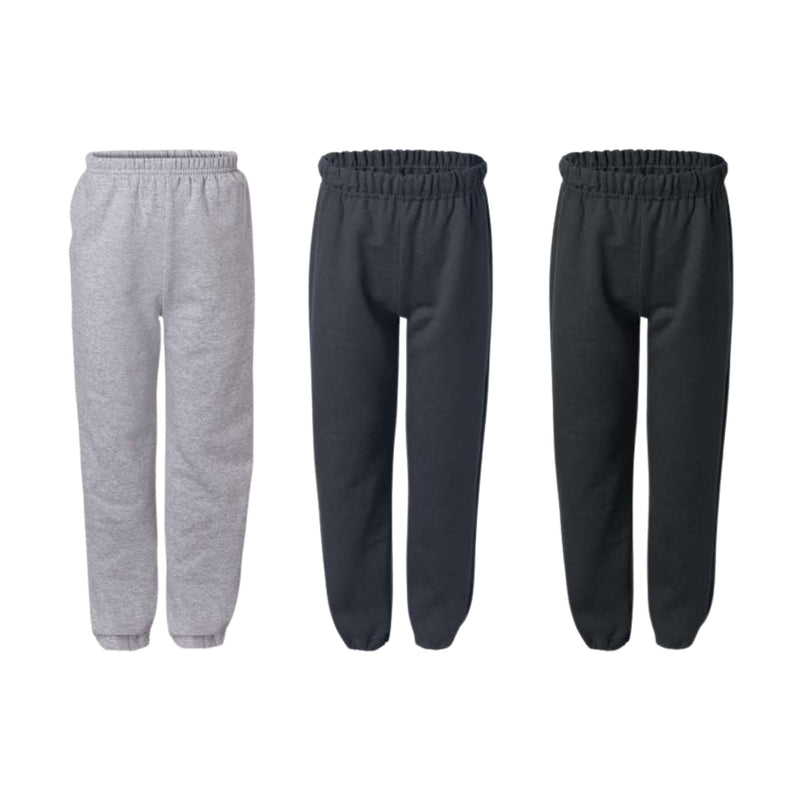 EG PRO Boy Youth Sweatpants Jogger Pants Athletic Pants Soft Running & Loungewear - 3 Pack