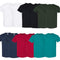 EG PRO Men's Heavyweight Cotton T-Shirt Undershirts 12-Pack Crewneck Tee for Everyday Wear
