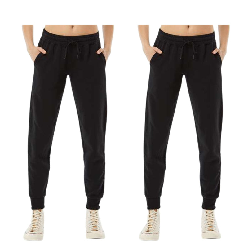 EG PRO 2 Pack Women Jogger Pants Sweatpants Soft & Athletic Workout Running Casual