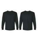 EG PRO Men T Shirts Long Sleeve Women Tees with Rib Cuffs Ultra Cotton - 2 Pack