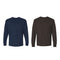 EG PRO Men T Shirts Long Sleeve Women Tees with Rib Cuffs Ultra Cotton - 2 Pack
