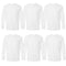 EG PRO Men T Shirts Long Sleeve Women Tees Ultra Cotton - 6 Pack
