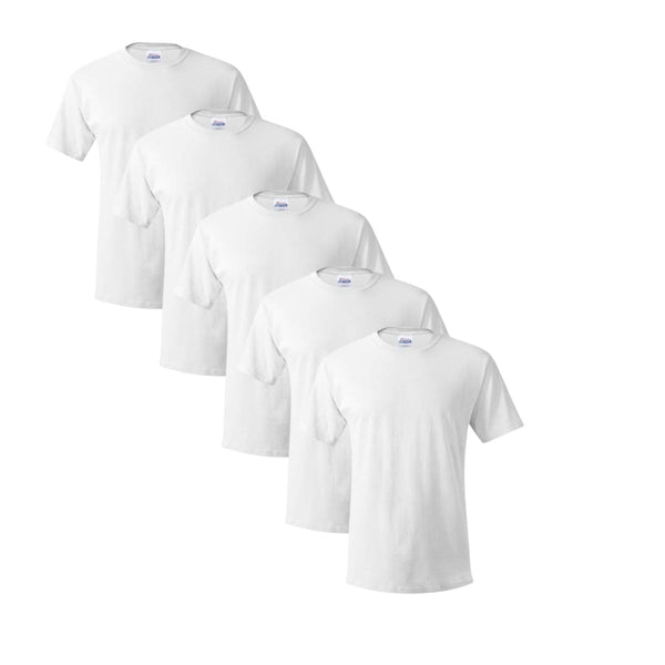 EG PRO Mens T Shirts Crew Neck Undershirts 5 Pack Soft Cotton Tagless  Everyday Base Layer
