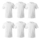 Hanes Men's 6Pack Crew Neck  White Undershirts Crewneck T-Shirts