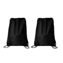 ER PRO Drawstring Backpack Value Gym Sports Bag 2-Pack