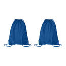 ER PRO Bag Drawstring Backpack with Durocord for Gym Sports - 2 Pack