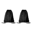 ER PRO Bag Drawstring Backpack with Durocord for Gym Sports - 2 Pack