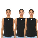 Bella + Canvas Women's Muscle Tank Jersey 3-Pack