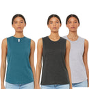 Bella + Canvas Women's Muscle Tank Jersey 3-Pack