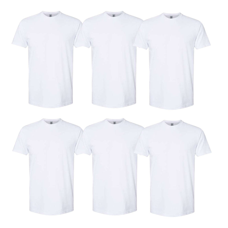 EG PRO 6 Pack Men Women Undershirts T-Shirt Tees Soft Style CVC