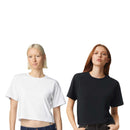 EG PRO Women T Shirt  Fine Jersey Boxy Cropped Tee Short Sleeve Plain - 2 Pack