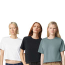 EG PRO Women T Shirts 3-Pack Fine Jersey Boxy Cropped Tee Short Sleeve Plain