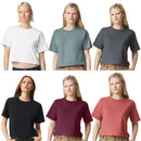 EG PRO Women T Shirt  Fine Jersey Boxy Cropped Fit Tee Short Sleeve Plain 6-Pack