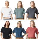 EG PRO Women T Shirt  Fine Jersey Boxy Cropped Fit Tee Short Sleeve Plain 6-Pack