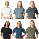 EG PRO Women T Shirt  Fine Jersey Boxy Cropped Fit Tee Short Sleeve Plain 6-Pack