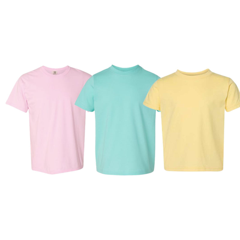 EG PRO Kids Baby Toddler Tees T Shirts Fine Jersey - 3 Pack 2T - 6T