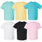 EG PRO Toddler Kids Fine Jersey Tee - 6 Pack Shirts for Child 2T - 6T