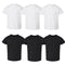 EG PRO Toddler Kids Fine Jersey Tee - 6 Pack Shirts for Child 2T - 6T