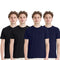 EG PRO Mens T Shirts Tees Undershirts Durable Slim Fit - 4 Pack