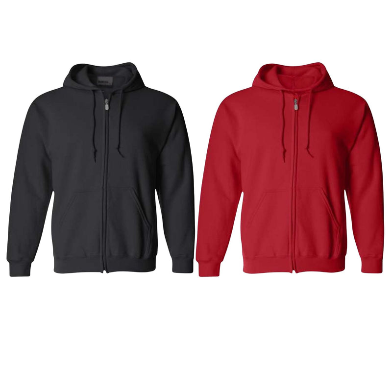 EG PRO 2 Pack Men Hoodies Heavy Blend Hooded Sweatshirt with Pockets