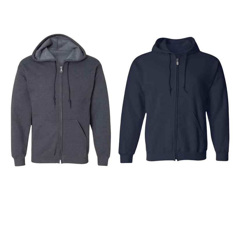 EG PRO 2 Pack Men Hoodies Heavy Blend Hooded Sweatshirt with Pockets