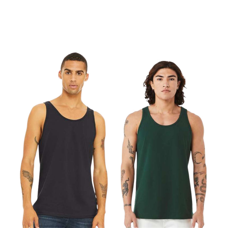 EG PRO Men Jersey Tank Top Vest Athletic Casual Stylish - 2 Pack