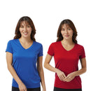 EG PRO Women's V-Neck T-Shirt Soft Cotton Slim Fit Women V Neck Tee