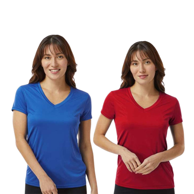 EG PRO Women's V-Neck T-Shirt Soft Cotton Slim Fit Women V Neck Tee