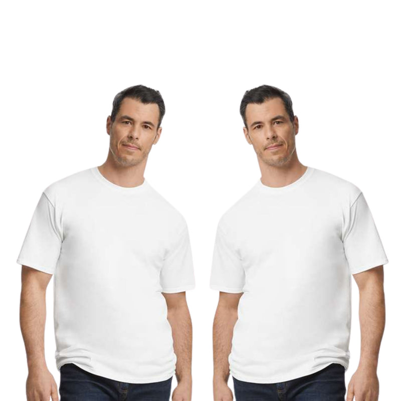 EG PRO Tall Men T Shirts Crew Neck Tee Cotton Plain Shirts