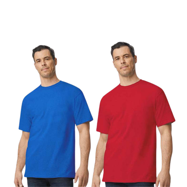 EG PRO Tall Men T Shirts Crew Neck Tee Cotton Plain Shirts