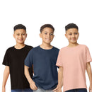 EG PRO Boys T Shirts Youth Cotton Short Sleeve Performance Undershirts 3-Pack