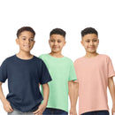 EG PRO Boys T Shirts Youth Cotton Short Sleeve Performance Undershirts 3-Pack