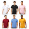 EG PRO Men's Gold Soft Touch Athletic Tops Undershirts Gym T Shirts 6-Pack